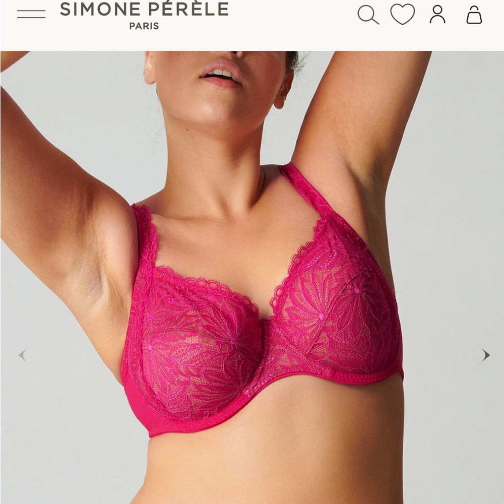 Simone Perele Reve Full Cup Cranberry 34H. NWT